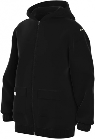 Толстовка підліткова Nike G NSW DF FLC OVRSZD HDY DNCE чорна FZ5549-010