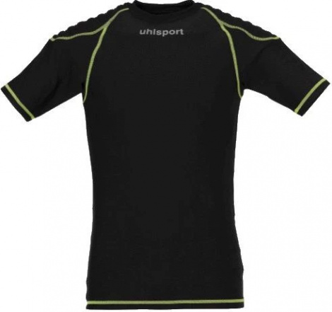 Футболка для воротаря Uhlsport PROTECTION UNDERWEAR SHORTSLEEVE чорно-жовта 1005563 01