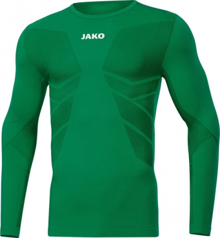 Термобелье футболка с длинным рукавом Jako COMFORT RECYCLED зеленая 6456-200