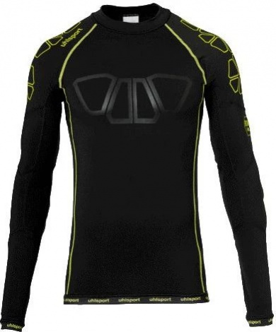 Воротарська термокофта Uhlsport BIONIKFRAME BASELAYER чорно-жовтий 1005636 01