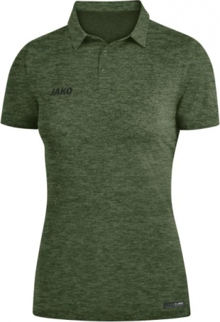 Поло женское Jako PREMIUM BASICS зеленое 6329-28