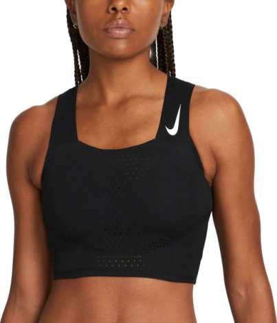 Топ жіночий Nike W NK DFADV AROSWFT CROP чорний DM8728-010