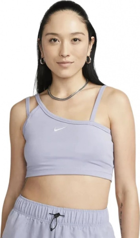 Топ женский Nike W NSW EVRDY MOD AYSM CROP TANK фиолетовый DV7926-519