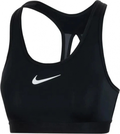 Топ женский Nike W NK DF SWSH HGH SPT BRA черный DX6815-010