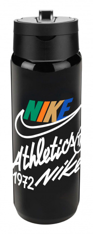 Бутылка Nike Tr Renew Recharge Straw Bottle 24Oz Черный, Белый Унисекс 709 Мл