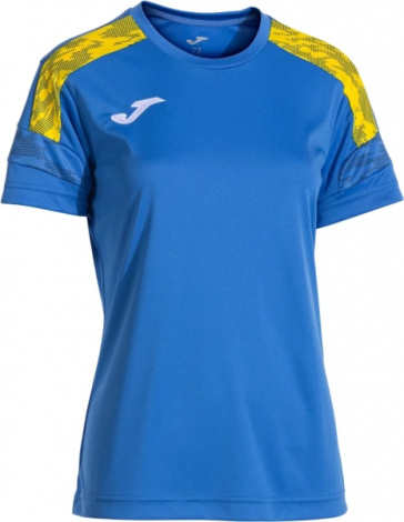 Футболка женская Joma CHAMPION VIII сине-желтая 902514.709