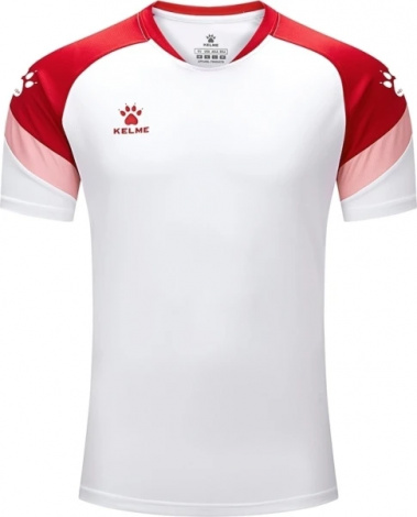 Футболка Kelme BRAVO біло-червона 7351TX1092.9107