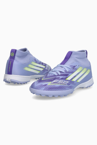 Дитячі сороконіжки adidas F50 League Mid TF Junior - фіолетовий