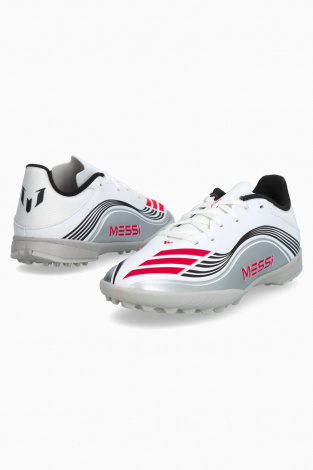 Детские сороконожки adidas F50 League Messi TF Junior - Серебряный