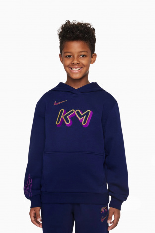 Дитяча кофта Nike Kylian Mbappé Club Fleece Junior - темно-синій