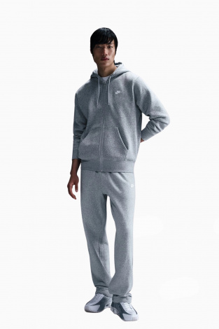 Кофта Nike Club Full-Zip - серый