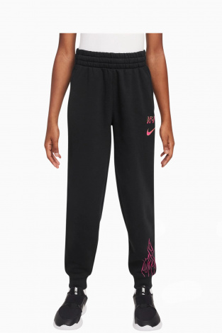 Дитячі штани Nike Kylian Mbappé Club Fleece Junior - чорний