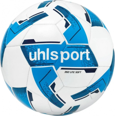 М'яч футбольний Uhlsport LITE SOFT 350 біло-синій 1001723 02