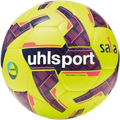 Футзальний м'яч Uhlsport SALA MATCH SYNERGY жовто-темно-синьо-червоний 1001729 01