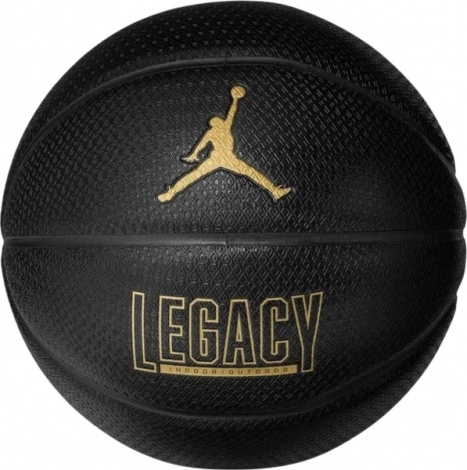 Баскетбольный мяч Nike JORDAN LEGACY 2.0 8P DEFLATED черно-золотой