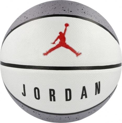 Баскетбольный мяч Nike JORDAN PLAYGROUND 2.0 8P DEFLATED бело-серо-красный