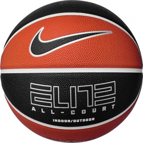 Баскетбольный мяч Nike ELITE ALL COURT 8P 2.0 DEFLATED оранжево-черный