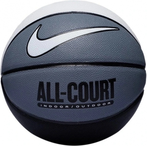 Баскетбольний м'яч Nike EVERYDAY ALL COURT 8P DEFLATED сіро-біло-чорний