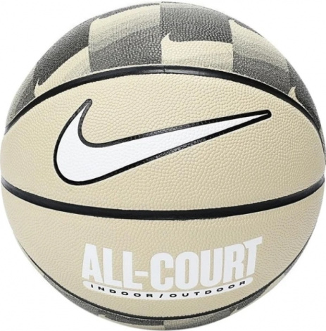 Баскетбольный мяч Nike EVERYDAY ALL COURT 8P GRAPHIC DEFLATED бежево-черный