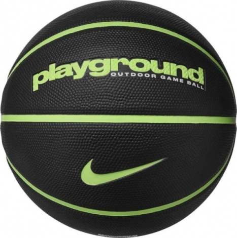 Баскетбольний м'яч Nike EVERYDAY PLAYGROUND 8P GRAPHIC DEFLATED чорно-салатовий