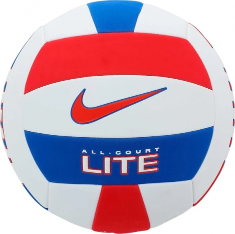 Волейбольний м'яч Nike ALL COURT LITE VOLLEYBALL DEFLATED біло-червоно-синій