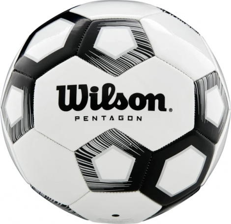 Футбольный мяч Wilson PENTAGON бело-черный
