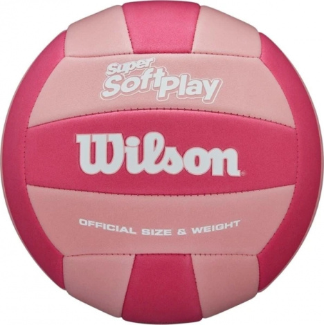 Волейбольный мяч Wilson SUPER SOFT PLAY розово-светло-розовый