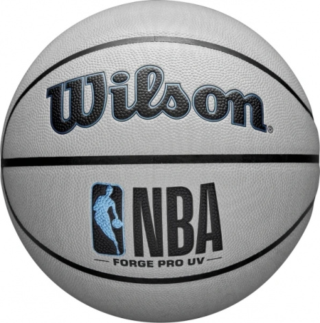 Баскетбольний м'яч Wilson NBA FORGE PRO UV сіро-синій