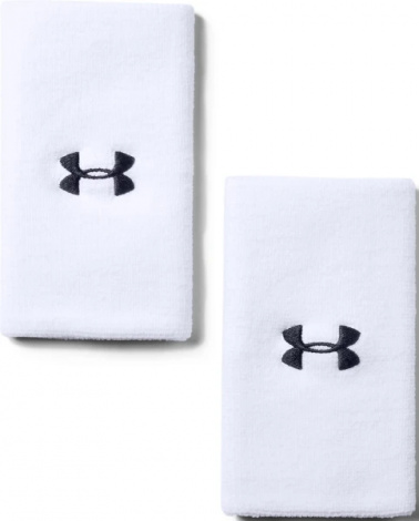 Напульсники Under Armour PERFORMANCE 6" WRISTBAND белые 1218006-100