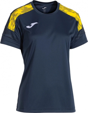 Футболка женская Joma CHAMPION VIII темно-сине-желтая 902514.339
