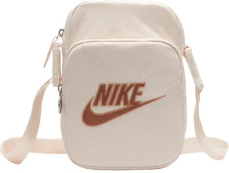 Сумка через плече Nike NK HERITAGE CROSSBODY - MTLC M 4L бежева FB3041-838