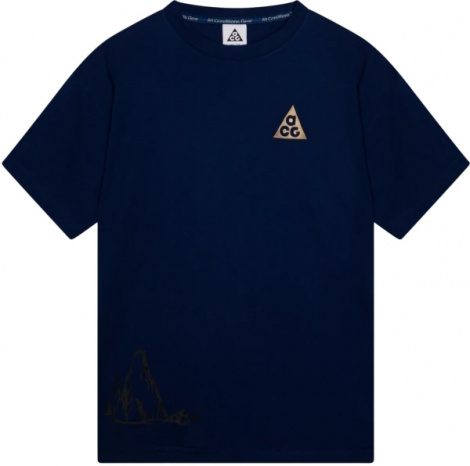Футболка подростковая Nike ACG DRI-FIT темно-синяя HM5840-492