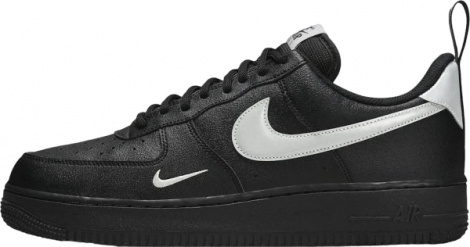 Кросівки Nike AIR FORCE 1 07 LV8 UT чорно-срібні DX8967-001