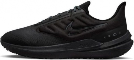 Кроссовки беговые Nike AIR WINFLO 9 SHIELD черные DM1106-007