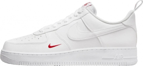 Кросівки Nike AIR FORCE 1' 07 біло-червоні FZ7187-100