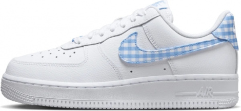 Кросівки жіночі Nike WMNS AIR FORCE 1 07 ESS TREND біло-блакитні DZ2784-100