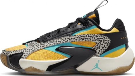 Кросівки баскетбольні підліткові Nike JORDAN LUKA 2 (GS) оранжево-бірюзово-чорні FQ9045-800