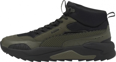 Ботинки Puma X-RAY 2 SQUARE MID WINTER оливково-черные 373020-05