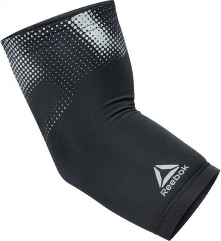 Фіксатор ліктя Reebok ELBOW SUPPORT чорно-сірий S RRSU-13523