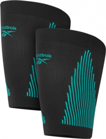 Рукава компрессионные для бедер Reebok KNITTED COMPRESSION THIGH SLEEVE 2 шт. черно-бирюзовые M RRSL-15534