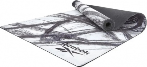 Килимок для йоги Reebok NATURAL RUBBER YOGA MAT біло-сірий RAYG-11080OM