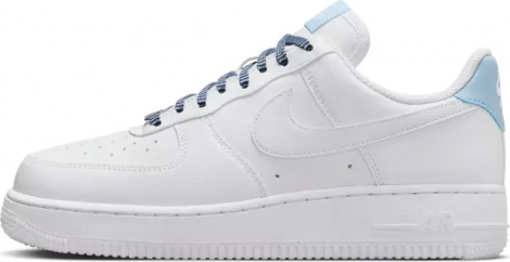 Кросівки жіночі Nike AIR FORCE 1 '07 біло-блакитні IB7167-101