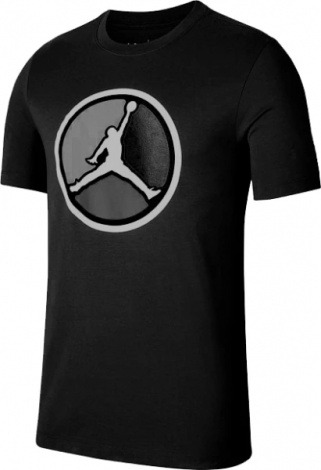 Футболка Nike M J JUMPMAN HBR SS CREW черная FZ1944-010