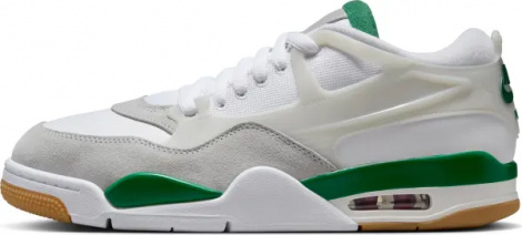 Кросівки Nike AIR JORDAN 4 RM біло-сіро-зелені FQ7939-103
