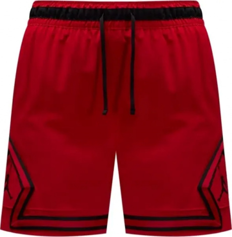 Шорты баскетбольные Nike JORDAN DRI-FIT WOVEN DIAMOND SHORTS красно-черные FQ2989-687