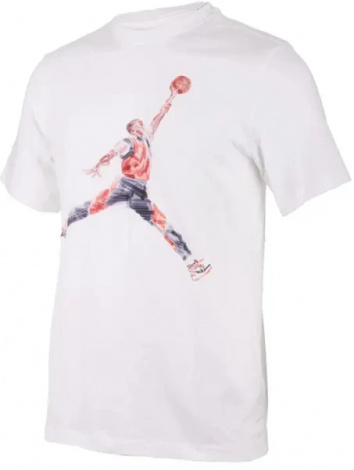 Футболка Nike JORDAN M J BRAND JM WTRCLR SS CREW белая FN5980-100