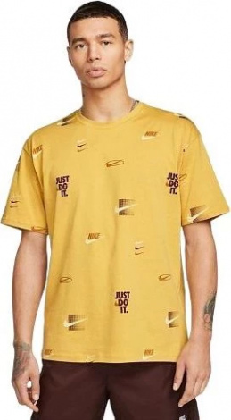 Футболка Nike M NSW TEE M90 12MO LBR AOP жовта DZ2991-725