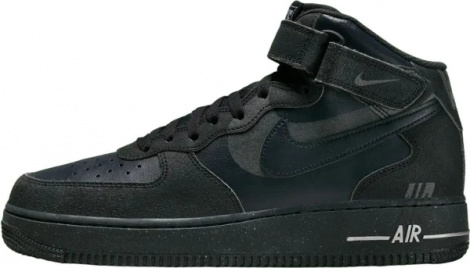 Кроссовки Nike AIR FORCE 1 MID 07 LX черные DQ7666-001