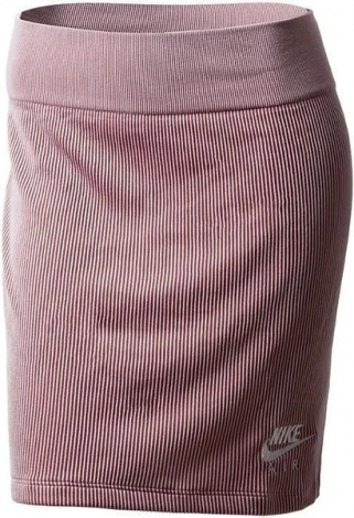 Спідниця жіноча Nike W NSW AIR SKIRT RIB червона CZ9343-630