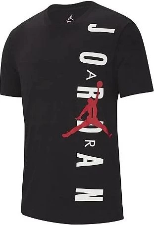 Футболка Nike JORDAN M JSW TEE HBR VERTICAL JRDN чорна BV0086-010
